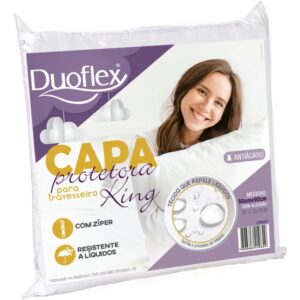 CAPA PROTETORA PARA TRAVESSEIRO 50x90 REPELENTE A LIQ. DUOFLEX