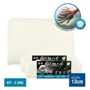 TRAVESSEIRO NASA-X ALTO DUOFLEX NS3109 KIT 2un (E-COMMERCE)